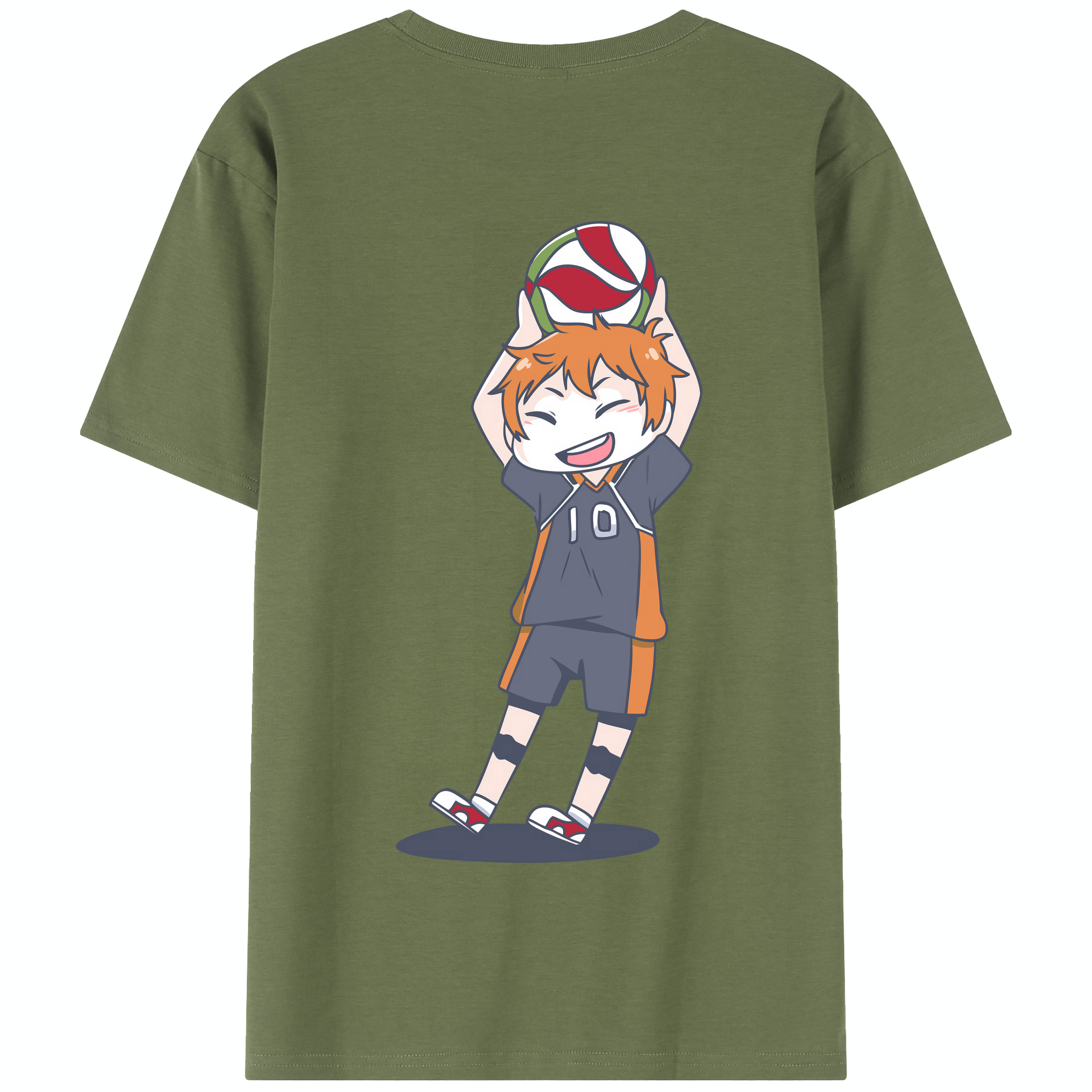 （画像用） ハイキュー!! Haikyu!! 綿100％半袖Tシャツ（背面プリント）